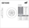 Фото Диск тормозной SD1040 (51712-3B000, 51712-3B010) Sangsin SD1040 Sangsin