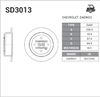Фото Диск тормозной задний, SANGSIN BRAKE, Hi-Q, SD3013 Sangsin SD3013 Sangsin