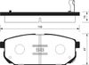 Фото КОЛОДКИ ТОРМОЗНЫЕ ЗАД KIA SORENTO Sangsin SP1154 Sangsin