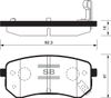 Фото Колодки тормозные дисковые задние,комплект Sangsin SP1189 Sangsin