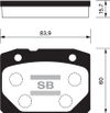 Фото Колодки торм. ВАЗ 2101-07 передние к-т(пр-во КОРЕЯ) Sangsin SP1199 Sangsin