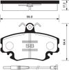 Фото Колодки тормозные пер. Renault SP1243 SP1243 (Коло Sangsin SP1243 Sangsin