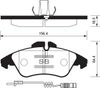 Фото Колодки тормозные передние MERCEDES-BENZ SPRINTER (1995-2006)/ VITO I (638,638/2) 1996-2003), VW LT 28-46 II (1996-2006) Sangsin SP1273 Sangsin