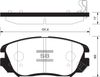 Фото HI-Q Колодки тормозные передние Chevrolet Malibu, Opel Insignia Sangsin SP1402 Sangsin