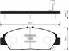 Фото Колодки тормозные передние Honda Accord/Prelude 1993-1998 Sangsin SP1431 Sangsin