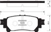 Фото Колодки тормозные SANGSIN BRAKE LEXUS RX270/350/450H зад Sangsin SP1458 Sangsin