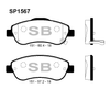 Фото Колодки тормозные SANGSIN BRAKE SP1567 передние Sangsin SP1567 Sangsin