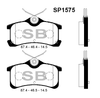 Фото Колодки тормозные, задние TOYOTA AVENSIS I (1997-2003)/ COROLLA VIII (E110) (1997-2002) Sangsin SP1575 Sangsin