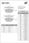 Фото Колодки дисковые п. Sangsin SP1701 Sangsin