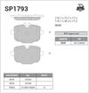 Фото Колодка тормозная для а/м BMW 5 задняя SANGSIN Sangsin SP1793 Sangsin