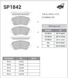Фото Колодки тормозные передние  58101A7A01 581012VA60 58101A6A00  SANGSIN Sangsin SP1842 Sangsin