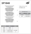 Фото m/1351515/Sangsin Brake/Колодки тормозные KIA OPTIMA 16- передние 16" SANGSIN BRAKE Sangsin SP1848 Sangsin