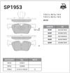 Фото Колодки тормозные дисковые SANGSIN BRAKE SP1953 Sangsin SP1953 Sangsin