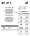 Фото Колодки тормозные SANGSIN BRAKE SP2101F FORD GALAXY 06- пер Sangsin SP2101F Sangsin