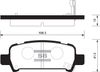 Фото Колодк�и тормозные дисковые задние Серия:HI-Q SUBARU FORESTER (SG), SUBARU FORESTER (SF), SUBARU OUTB Sangsin SP2120 Sangsin