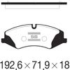 Фото Колодки тормозные передние LAND ROVER Range Rover, Sport 5.0 Sangsin SP2233 Sangsin
