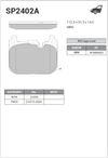 Фото Колодки тормозные MINI Cooper (F56) передние (4шт.) SANGSIN Sangsin SP2402A Sangsin