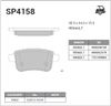 Фото Колодки тормозные SANGSIN BRAKE SP4158 Sangsin SP4158 Sangsin
