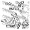 Фото Опора шаровая TOYOTA LAND CRUISER 100 98-07 Febest 0120333 Febest
