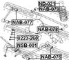 Фото Тяга стабилизатора задняя NISSAN MAXIMA A32, Febest 0223260 Febest