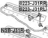Фото ТЯГА СТАБИЛИЗАТОРА 0223-J31RL Febest 0223J31RL Febest