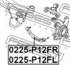 Фото Тяга подвески передняя Nissan P12 Febest 0225P12FR Febest