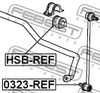 Фото Стойка стабилизатора передняя HONDA CR-V 06-- Febest 0323REF Febest