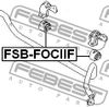 Фото ВТУЛКА ПЕРЕДНЕГО СТАБИЛИЗАТОРА D19 5 Febest FSBFOCIIF Febest