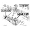 Фото Сайлентблой рычага переднего задний Mitsubishi LANCER 9 Febest MAB056 Febest