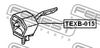 Фото КРОНШТЕЙН КРЕПЛЕНИЯ ГЛУШИТЕЛЯ_(TEXB015 Febest) Febest TEXB015 Febest