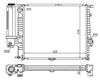 Фото Радиатор BMW 5-SERIES E34 1.8 2.0 2.5 88-96 Sat BW0004 Sat