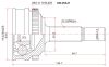 Фото Шрус наружный CHEVROLET AVEO 1.2 ABS 02-08 Sat DW08A47 Sat