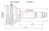 Фото Шрус наружный Accent,Getz  1,3 / 1,6  с ABS Sat HY12A48 Sat