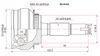 Фото ШРУС НАРУЖНЫЙ MITSUBISHI AIRTREK 4G6 CU2W/CU4W/CU Sat MI044A Sat