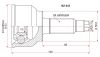 Фото Шрус Mazda 3/Axela 1.5 ZY BK5P AT 05-              Sat MZ042 Sat