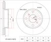 Фото Диск тормозной перед TOYOTA STARLET/TERCEL/CORSA/COROLLA II 90-96 Sat ST4351216070 Sat