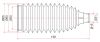 Фото ПЫЛЬНИК РУЛЕВОЙ РЕЙКИ TOYOTA HIACE,REGIUSACE 04 Sat ST4553526060 Sat