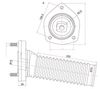 Фото Опора задней стойки (без пыльника) TOYOTA HARRIER/HIGHLANDER/KLUGER/LEXUS RX330/350/400H 03- RH Sat ST4875048040 Sat