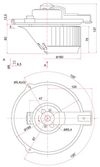 Фото ST-87103-51010 SAT Мотор отопителя салона Sat ST8710351010 Sat