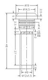 Фото Шпилька ступицы TOYOTA Prado 120 передняя Sat ST9094202070 Sat
