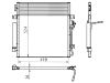 Фото Радиатор кондиционера DODGE NITRO 07- Sat STCR073940 Sat