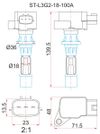 Фото Катушка зажигания L3G2-18-100A Sat STL3G218100A Sat