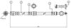 Фото Шланг тормозной MR129802 Sat STMR129802 Sat