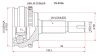 Фото Шрус (Спереди/ Наруж) Toyota Allion (T240,T260) 01 Sat TO078A Sat