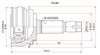 Фото Шрус наружный TOYOTA VITZ/RACTIS 1NZ/2NZ-FE NSP9#/NSP100 05- Sat TO091 Sat