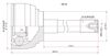 Фото Шрус TOYOTA Land Cruiser 100 98-05 Sat TO74 Sat