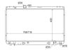 Фото Радиатор двигателя Toyota JZX100/110 GX110 1/2JZ# 1G-FE Sat TY0005100 Sat