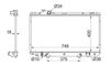 Фото Радиатор TOYOTA ARISTO TWIN TURBO 2JZ-GTE 3.0 91-97 Sat TY0006147TB Sat