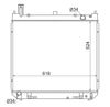 Фото РАДИАТОР TOYOTA HIACE GRANVIA/REGIUS/TOURING HIAC Sat TY0010RZH18 Sat
