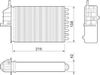 Фото Радиатор печки Fiat Seicento Magneti Marelli 350218073000 Magneti Marelli